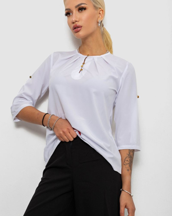 Блуза однотонна 230R1121-10