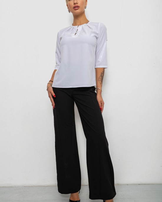 Блуза однотонна 230R1121-10