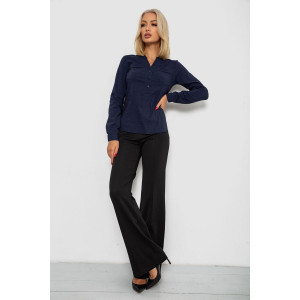 Блуза однотонная 230R96-11_Синий