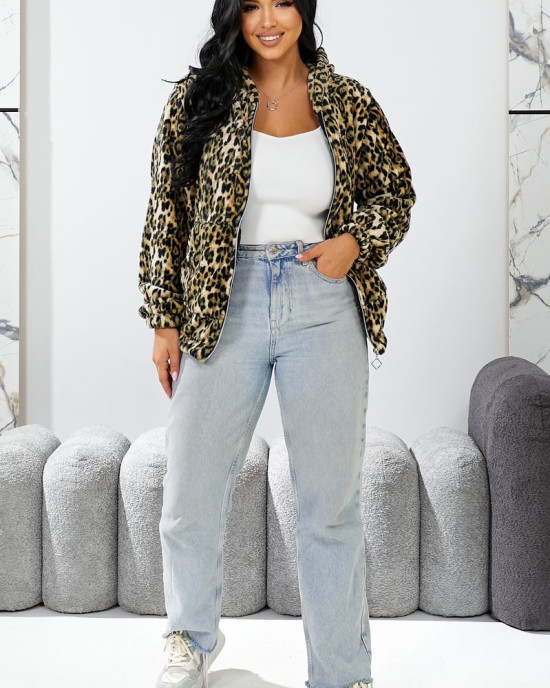 Бомбер жіночий з капюшоном 257R48