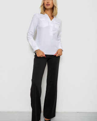 Блуза однотонная 230R96-12_Белый