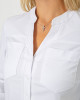 Блуза однотонная 230R96-12_Белый
