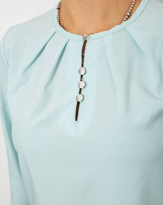 Блуза однотонна 230R1121-1