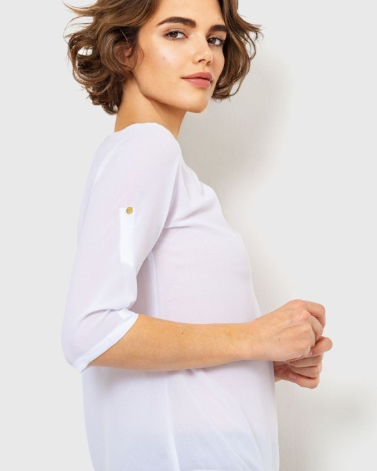 Блуза однотонна 230R1121-1