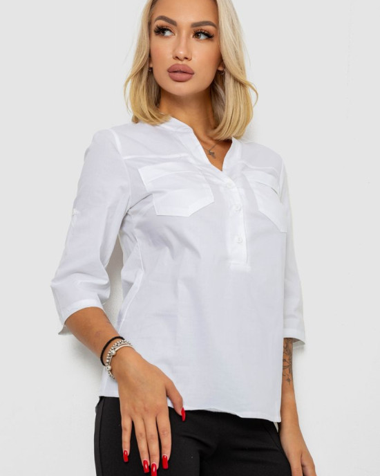 Блуза однотонна 230R96-15-U -уцінка