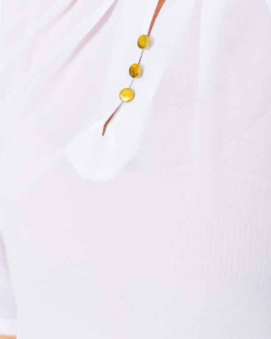 Блуза однотонна 230R1121-1-U-5 -уцінка