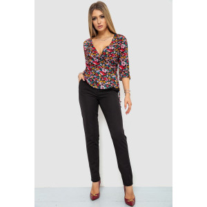 Блуза з квітковим принтом 244R072