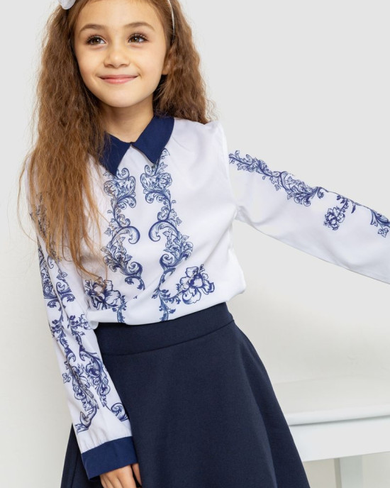 Блуза для девочек нарядная 172R026