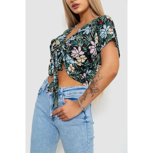 Блуза-топ з квітковим принтом 244R292