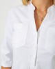 Блуза однотонная 230R96-13_Белый