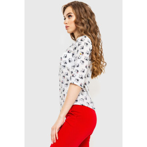 Блуза з принтом 230R1121