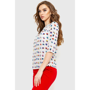 Блуза з принтом 230R1121