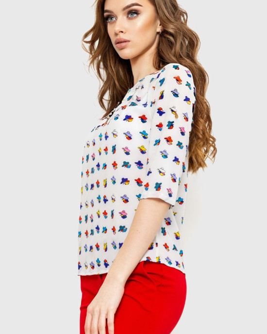 Блуза з принтом 230R1121