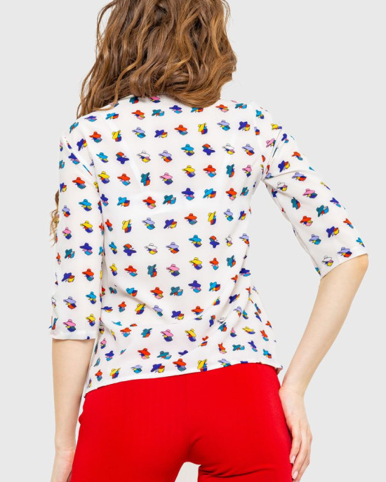 Блуза з принтом 230R1121