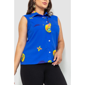 Блуза без рукавів з принтом 102R068-6
