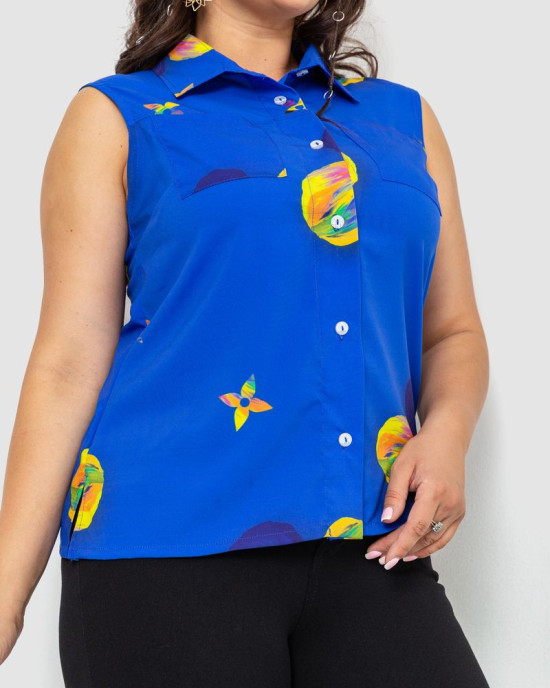 Блуза без рукавів з принтом 102R068-6