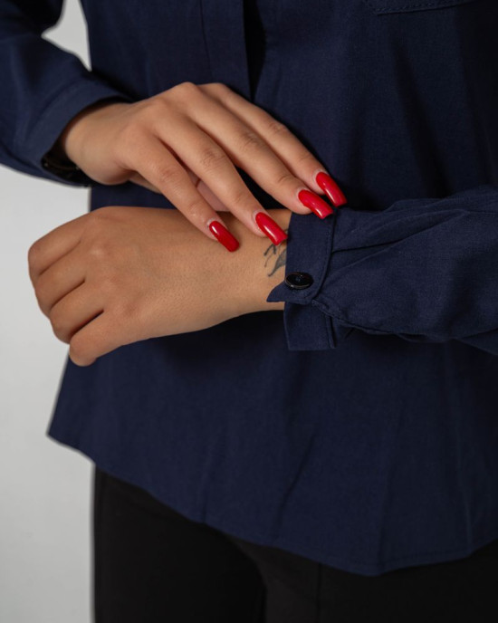 Блуза однотонна 230R96-10