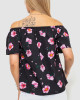Блуза з квітковим принтом 244R088