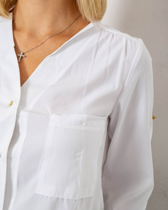 Блуза однотонна 230R91-1