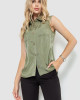 Блуза без рукавов однотонная 102R068-4