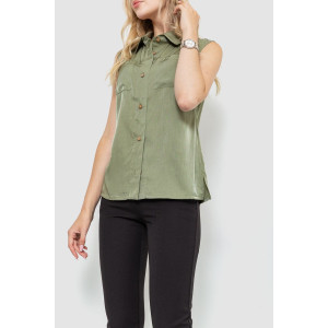 Блуза без рукавів однотонна 102R068-4
