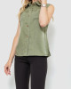Блуза без рукавов однотонная 102R068-4