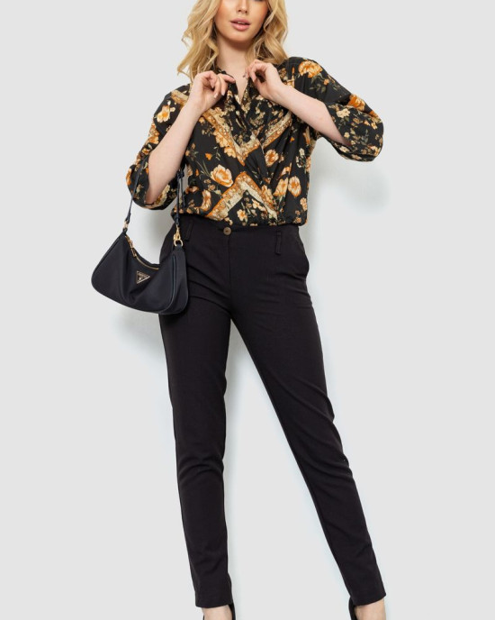 Боді з квітковим принтом 244R049