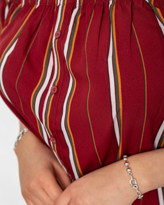 Блуза в смужку 244R088-1