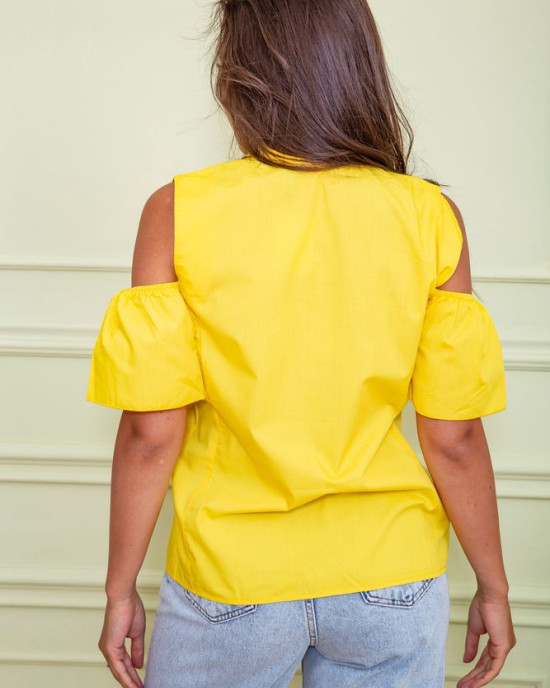 Блуза женская 172R23-1_Желтый