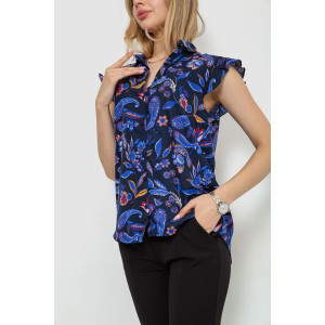 Блуза з квітковим принтом 244R194